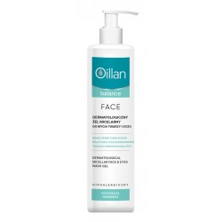 Oillan Balance Face Dermatologiczny żel micelarny do mycia twarzy 250ml