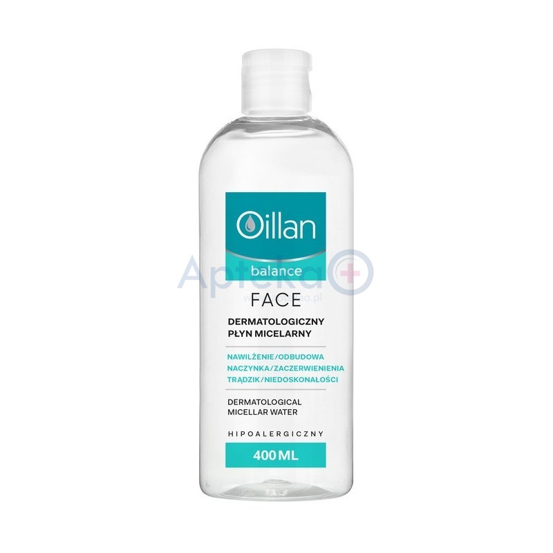 Oillan Balance Face Dermatologiczny płyn micelarny 400ml