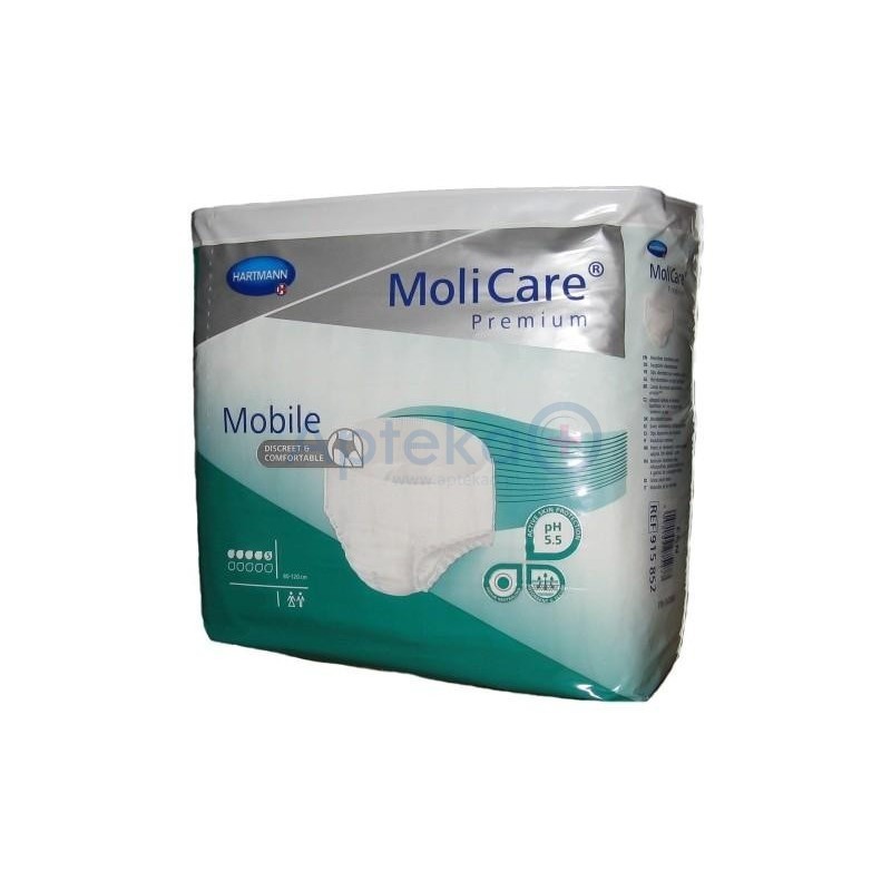 MoliCare Premium Mobile Majtki chłonne 5K średni stopień NTM  S 14szt.