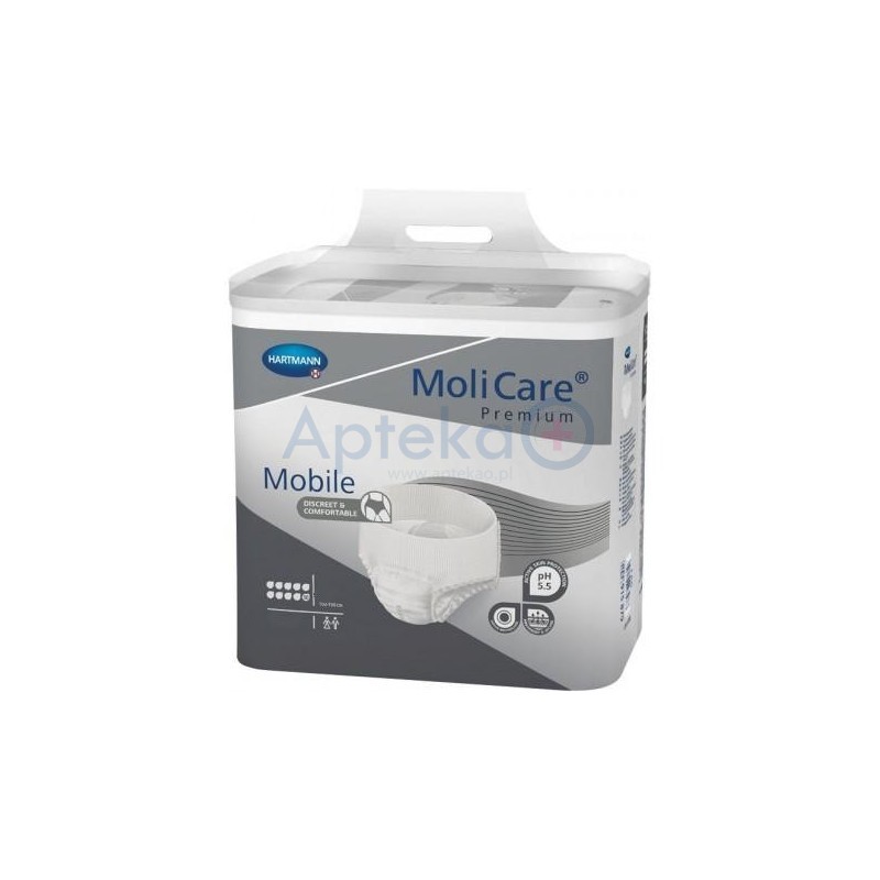 MoliCare Premium Mobile Majtki chłonne 10K najcięższy stopień NTM  L 14szt.