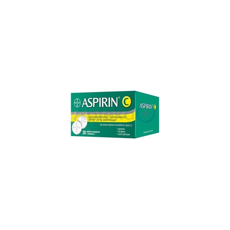 Aspirin C tabletki musujące 20 tabl.