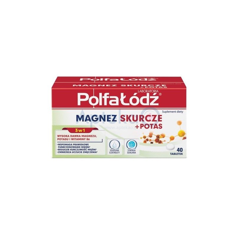 Magnez Skurcze + Potas tabletki 40 tabl.