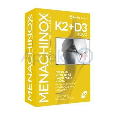 Menachinox K2 + D3  kapsułki 30kaps.