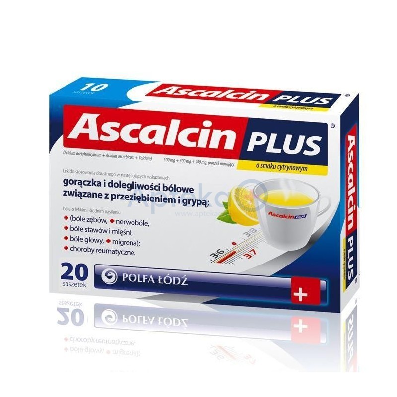 Ascalcin Plus saszetki 20 sasz.