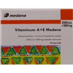 Vitaminum A + E Medana kapsułki 20 kaps.
