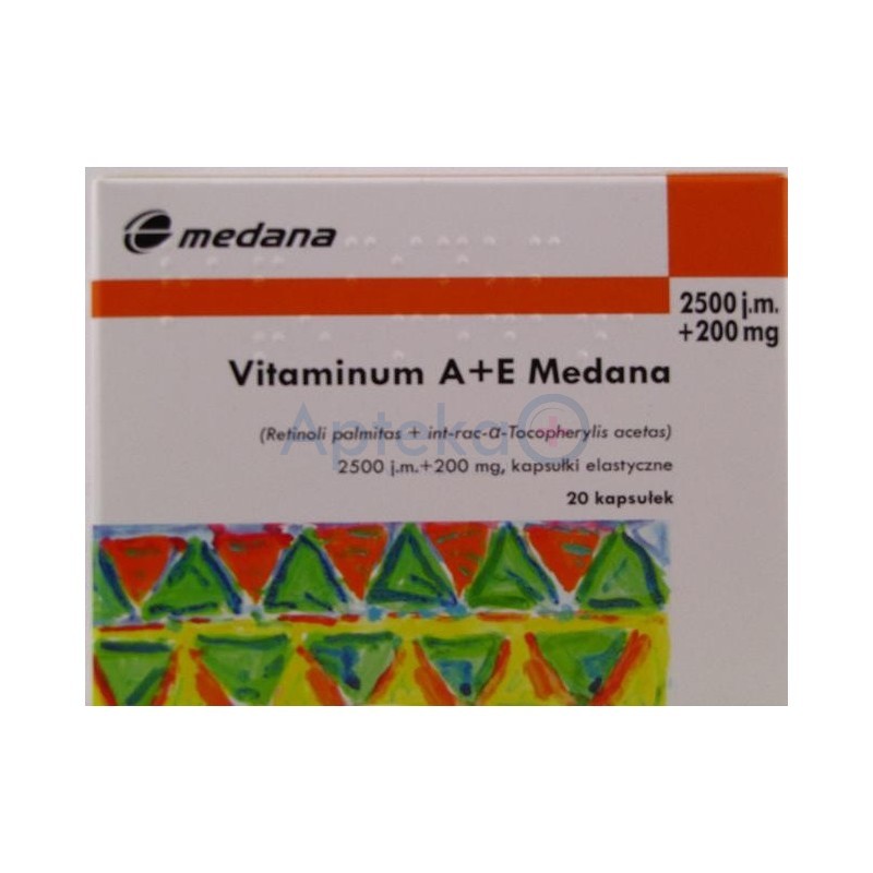 Vitaminum A + E Medana kapsułki 20 kaps.