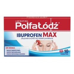 Ibuprofen Max 10 tabletek powlekanych