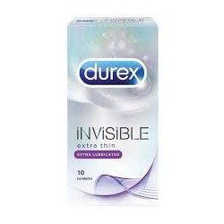 Durex Invisible Extra Thin dodatkowo nawilżane 10szt.