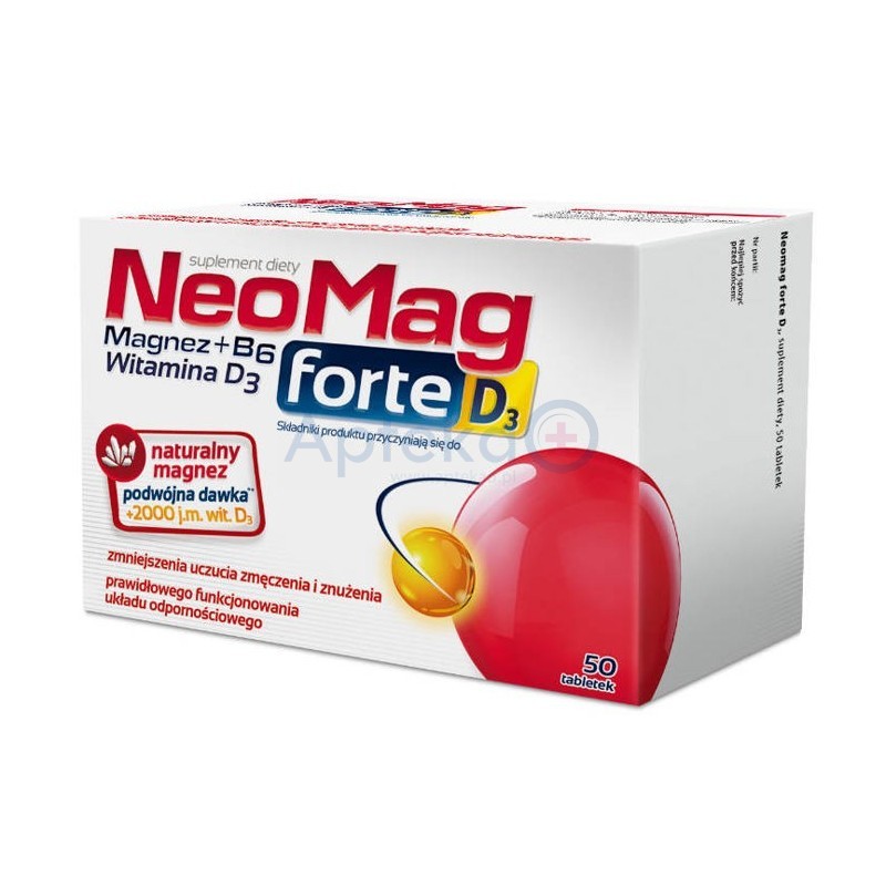 NeoMag Forte D3 tabletki 50 tabl.