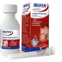 Ibufen 100 mg/5 ml zawiesina doustna smak truskawkowym 100 ml