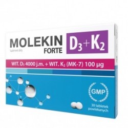 Molekin Forte D3+K2 tabletki powlekane 30tabl.