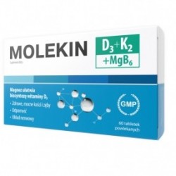 Molekin D3 + K2 + MgB6 tabletki powlekane 60tabl.
