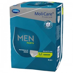 MoliCare Premium Men Pants 5 kropli majtki chłonne dla mężczyzn rozmiar M 8szt.