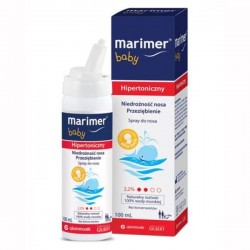 Marimer Baby Hipertoniczny roztwór wody morskiej spray do nosa 100 ml
