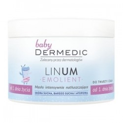 Dermedic Baby Emolient Linum masło intensywnie natłuszczające do twarzy i ciała 30g
