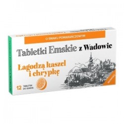 Tabletki Emskie z Wadowic tabletki do ssania o smaku pomarańczowym 12tabl.
