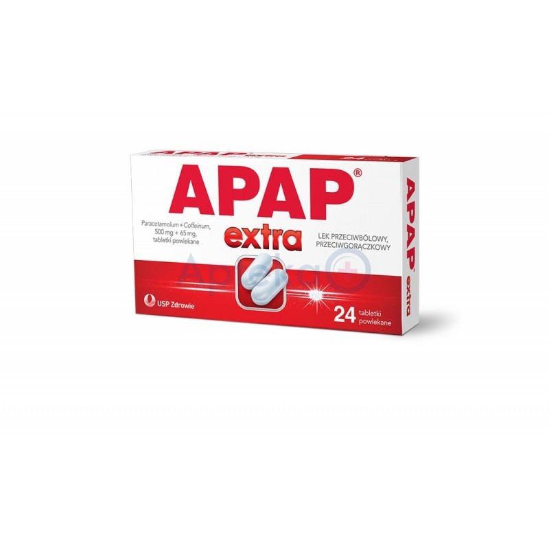 Apap Extra  tabletki powlekane 24 tabl. powl.