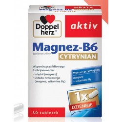 Doppelherz Aktiv Magnez B6 cytrynian tabletki 30tabl.