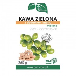 Zielona Kawa mielona z dodatkiem imbiru 250g