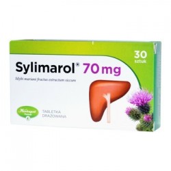 Sylimarol 70 mg tabletki drażowane 30 tabl.
