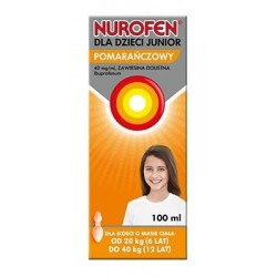 Nurofen Junior 40mg/ml zawiesina doustna smak pomarańczowy 100ml