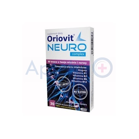 Oriovit Nuero Complex tabletki do ssania lub gryzienia 30tabl.