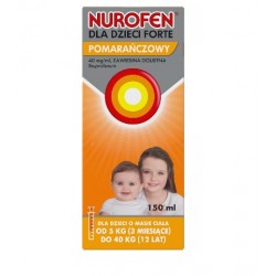 Nurofen Forte 40mg/ml zawiesina doustna smak pomarańczowy 150ml