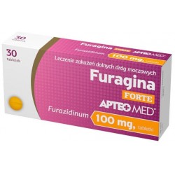 Furagina Forte Apteo 100mg tabletki 30 tabl.