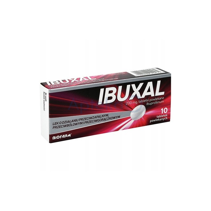Ibuxal 200 mg tabl.powlekane 10 tabl.