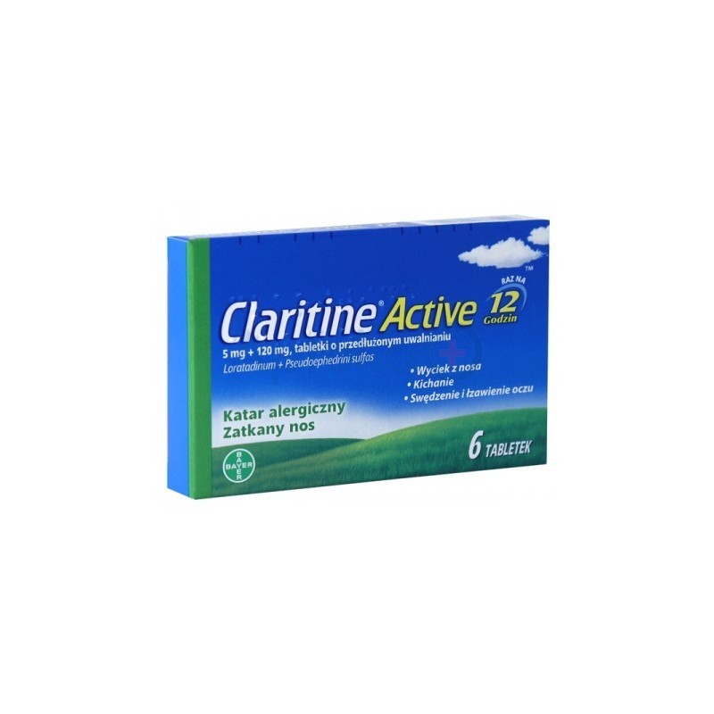 Claritine Active tabletki 6 tabl.
