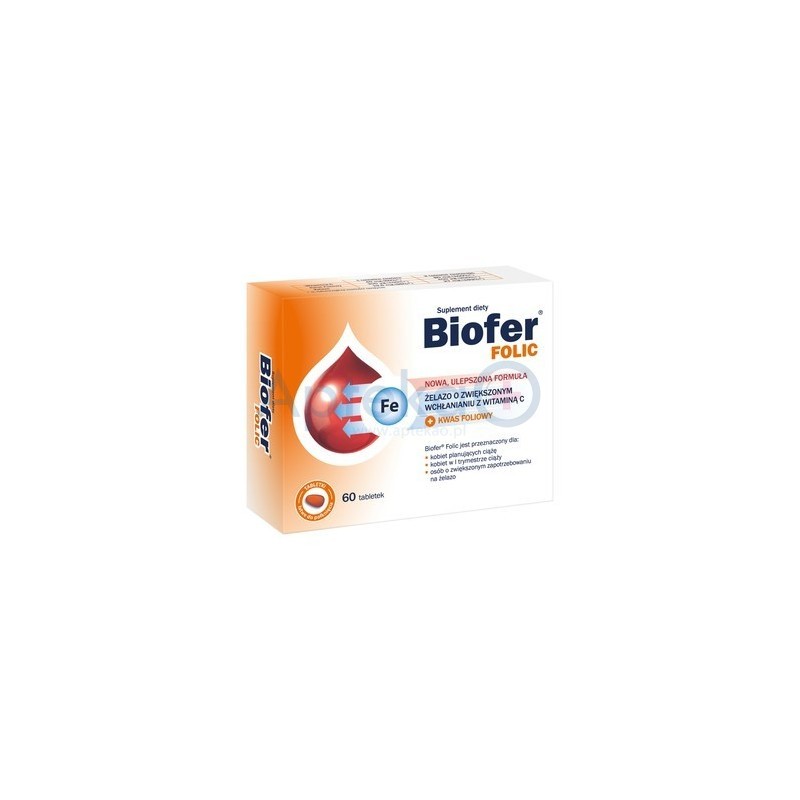 Biofer Folic tabletki 60 tabl.