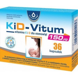 KiD Vitum witamina D3 + K 150mcg kapsułki twist-off 36 kaps.