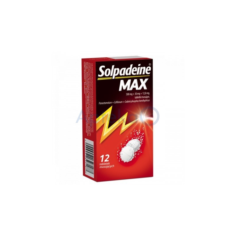 Solpadeine Max tabletki musujące 12 tabl.