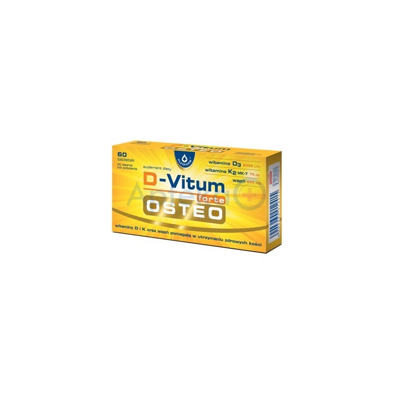 D-Vitum Forte Osteo tabletki do ssania 60tabl.