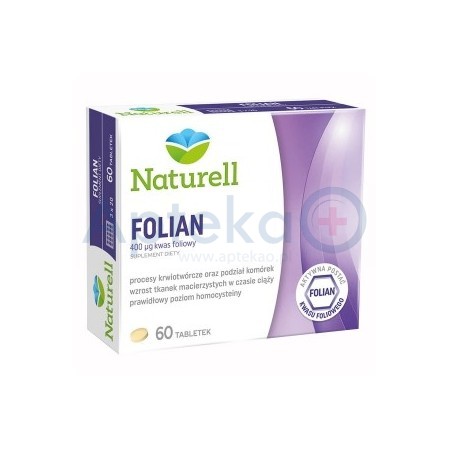  Naturell Folian 400 µg  tabletki 60tabl.