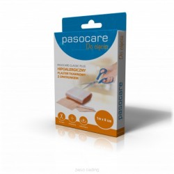 Pasocare Classic Plus Plaster tkaninowy z optrunkiem 1m x 8cm 1op.