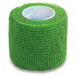STOKBAN Samoprzylepny bandaż elastyczny  zielony 2,5cm x 4,5m 1szt.