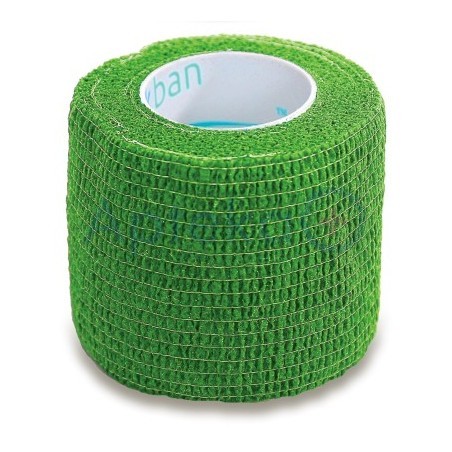 STOKBAN Samoprzylepny bandaż elastyczny  zielony 5cm x 4,5m 1szt.
