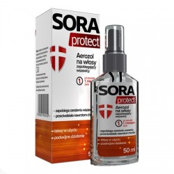 Sora Protect aerozol do skóry głowy i włosów 50 ml (Sora lotion 100ml)