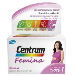 Centrum Femina DHA w trakcie ciąży 1 30 tabletek + 30 kapsułek 60 szt.