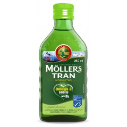 Moller's Tran Norweski o aromacie jabłkowym 250 ml