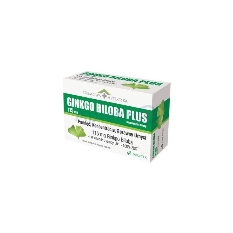 Ginkgo Biloba Plus tabletki 48tabl.