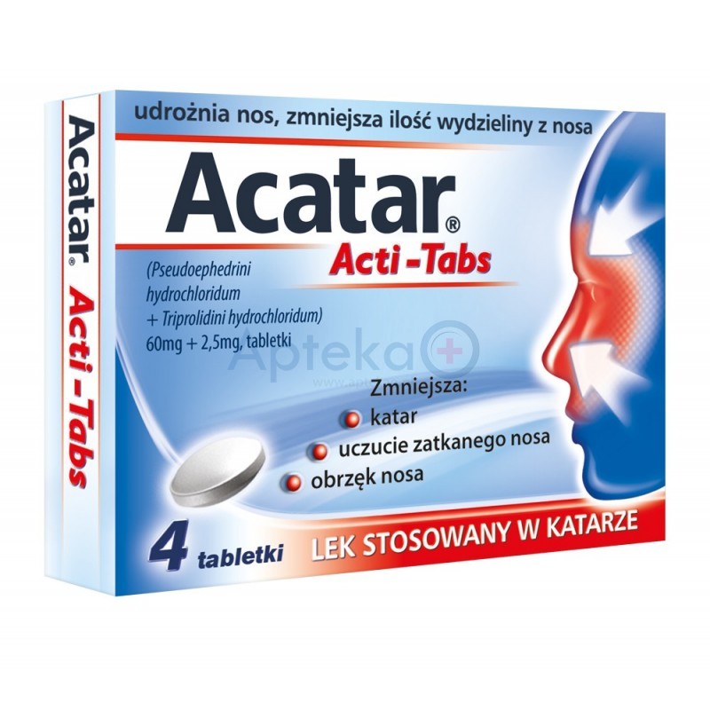 Acatar Acti-Tabs tabletki 4 tabl.