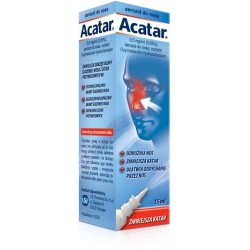 Acatar 0,5 mg/ml aerozol do nosa 15 ml