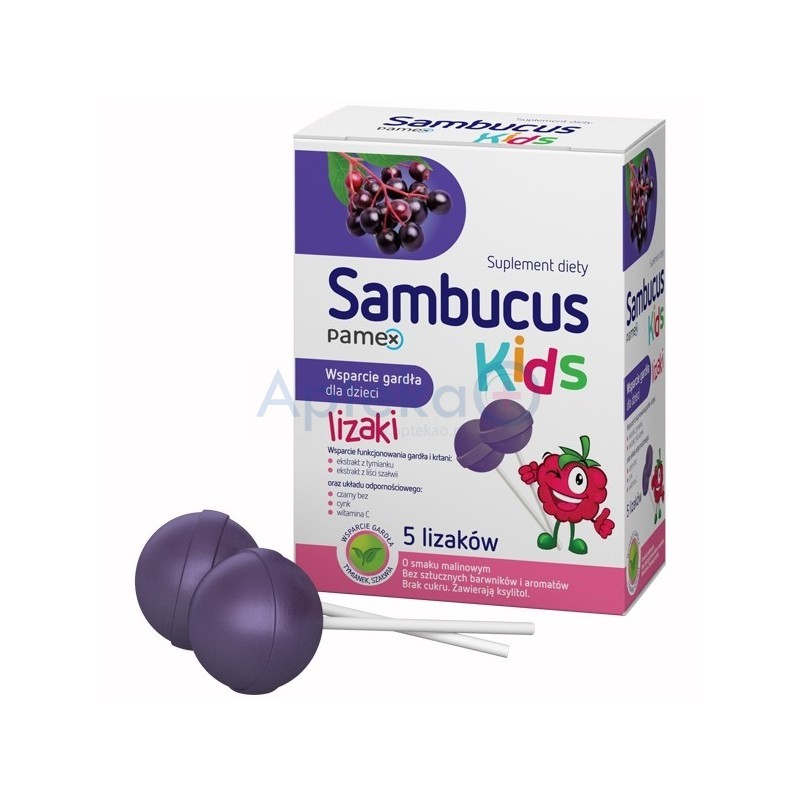 Sambucol Kids lizaki 5szt.