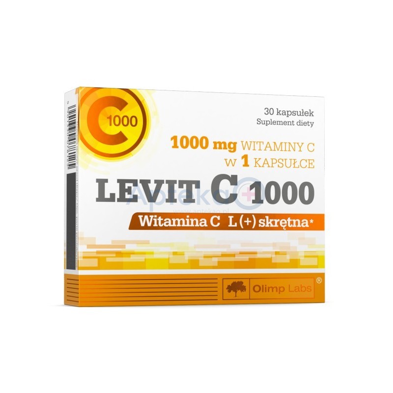 Levit C 1000 witamina C L(+) skrętna kapsułki 30kaps.
