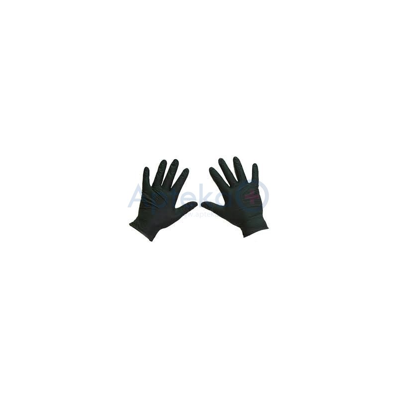 Rękawiczki niejałowe nitrylowe bezpudrowe S 6-7 100 szt.