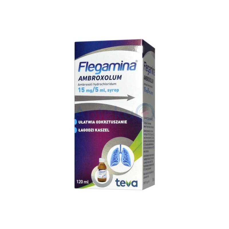 Flegamina Ambroxolum 15 mg/5 ml syrop 120 ml