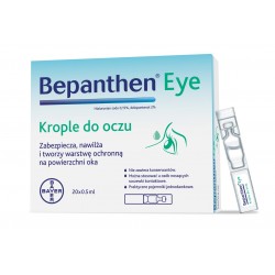 Bepanthen Eye krople do oczu 20 pojemników jednorazowych 0,5 ml