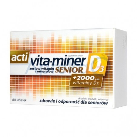 Acti Vita-miner Senior D3 tabletki 60tabl.